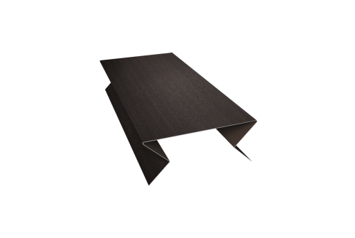 Планка угла внешнего составная нижняя 0,45 Print Elite Coffee Wood TwinColor (3м)