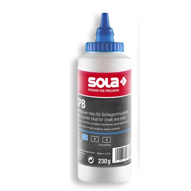 Порошок меловый SOLA 66152301 (синий) 230 г