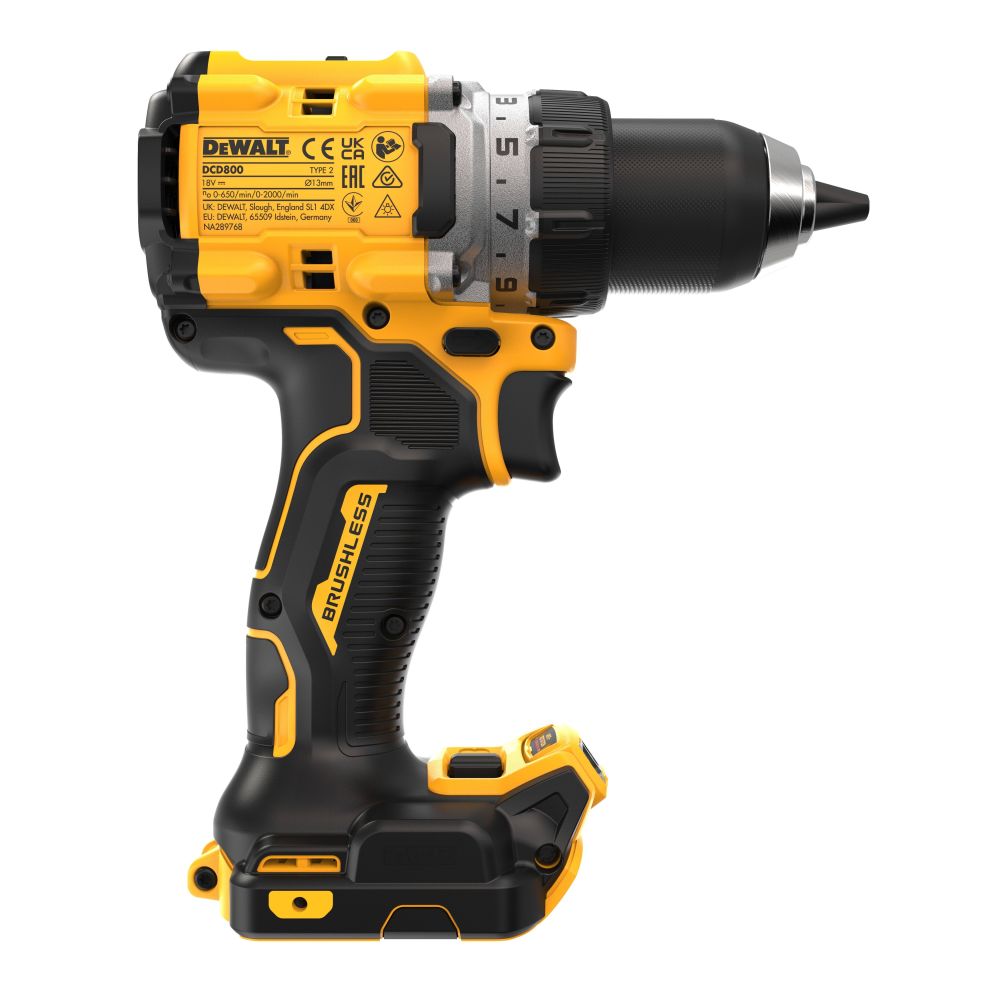 Аккумуляторная дрель-шуруповерт DeWalt DCD800H2T-QW
