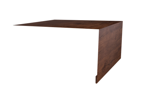 Планка околооконная простая 250х50 Grand Line 0,4 Print Premium Cherry Wood Fresh TwinColor (2м)