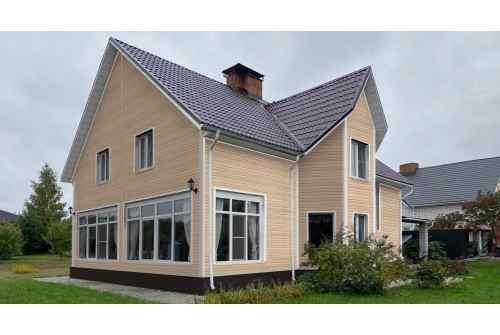 Сайдинг Корабельная доска Grand Line Color Plus персиковый (3,0м)