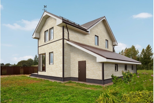 Фасадная панель Grand Line Сланец Design Plus пшеница