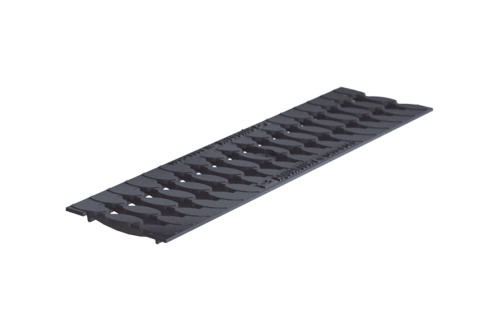 Решетка чугунная Aquastok Norma 100 косичка класс нагрузки С250 500х245х23 (31017С)