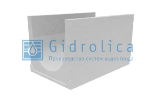 Лоток водоотводный бетонный коробчатый Gidrolica (СО-500мм), с уклоном 0,5% КUу 100.65(50).60,5(51,5)-BGU-XL, № 31 (40750031)