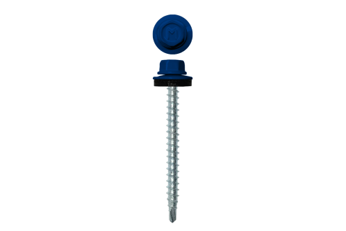 Саморез кровельный Daxmer 4,8х60 (100шт) сверло №1 RAL 5002