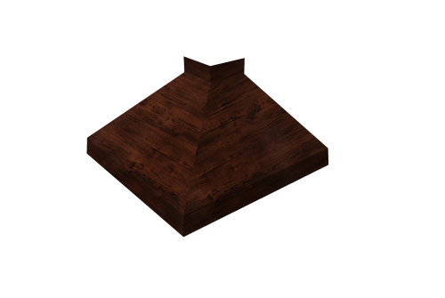 Угол отлива внешний 100 Grand Line 0,45 Print Premium с пленкой Cherry Wood Fresh TwinColor