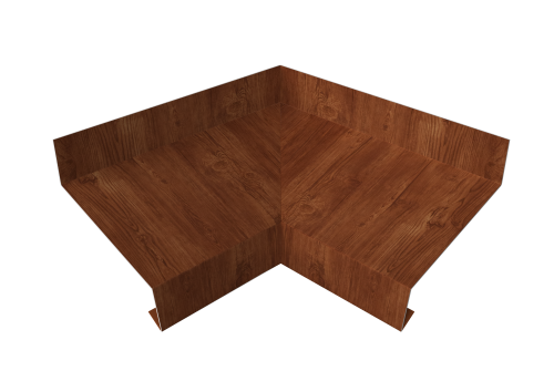 Угол отлива внутренний 70 Grand Line 0,45 Print Elite с пленкой Rowan TwinColor