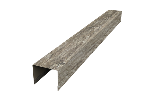 Крышка для забора жалюзи Palermo Grand Line 0,45 Print Elite Nordic Wood TwinColor (2м)