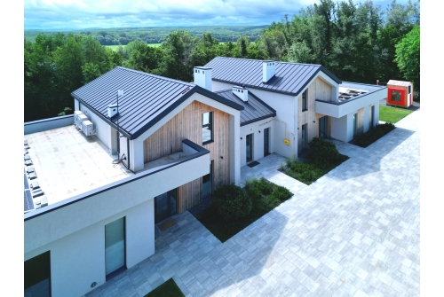 Кликфальц Pro Line Grand Line 0,45 Drap с пленкой на замках RAL 7024 мокрый асфальт