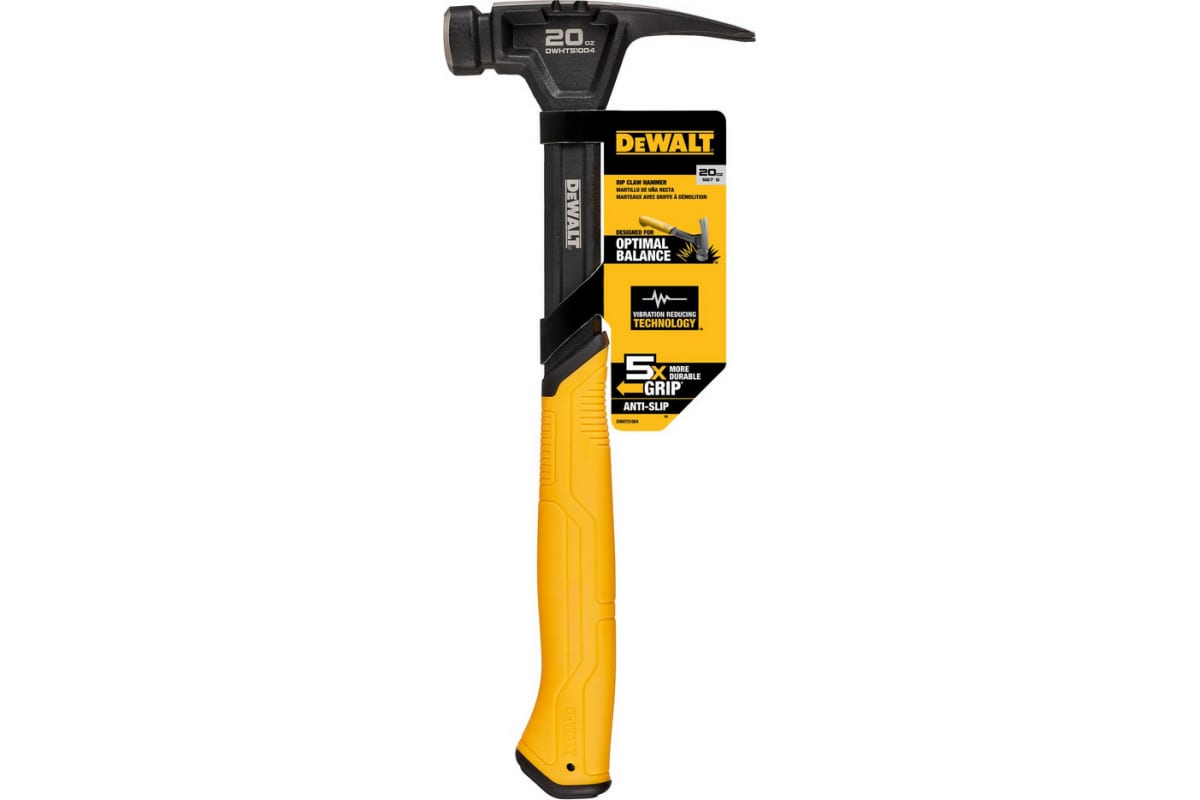 Молоток одноэлементный DeWalt 20oz (567 гр)