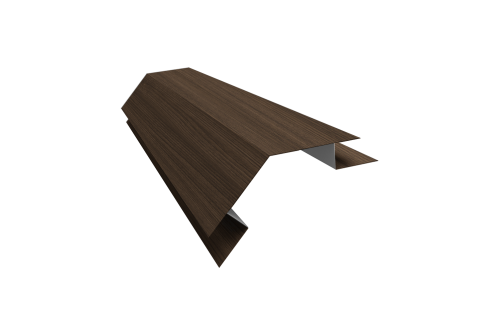 Планка угла внешнего сложного 135 градусов Блок-Хаус new Grand Line 0,45 Print Elite Coffee Wood TwinColor (3м)