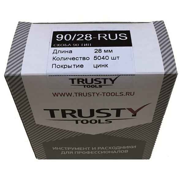 Скоба узкая 90 тип 28 мм (5040 шт)