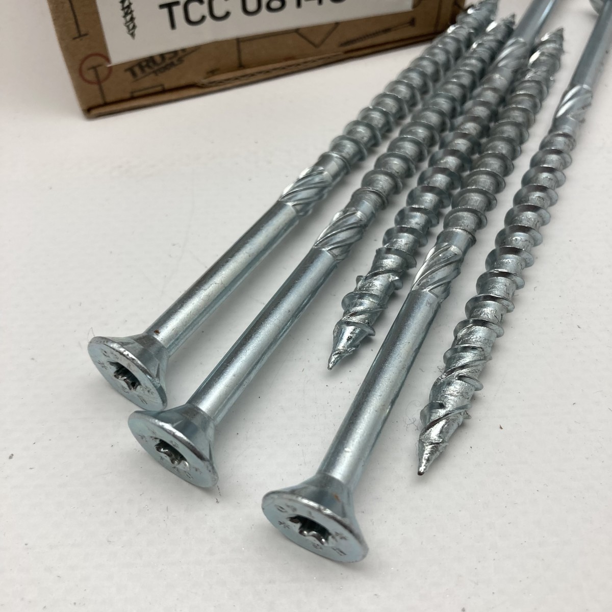 Конструкционные саморезы TCC 8х140 потайные (50 шт)