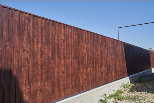 Профнастил С8A v01 Grand Line 0,45 Print Elite Cherry Wood TwinColor