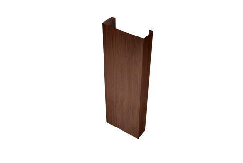 Полустолб для С20 0,45 Print Elite с пленкой Choco Wood TwinColor (L1,8)