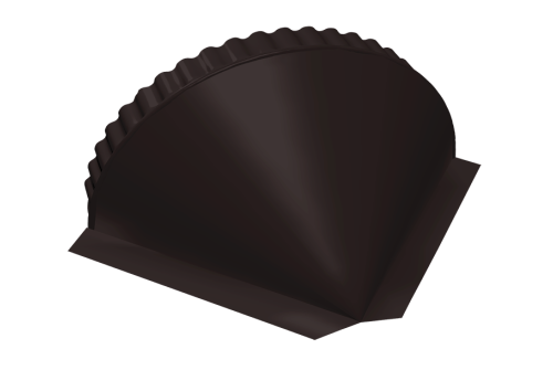 Заглушка конусная Grand Line 0,5 PurPro Matt 275 RAL 9005 черный