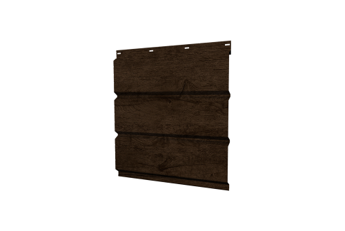 Софит металлический Классик Grand Line полная перфорация 0,45 Print-Double Premium с пленкой Antique Wood