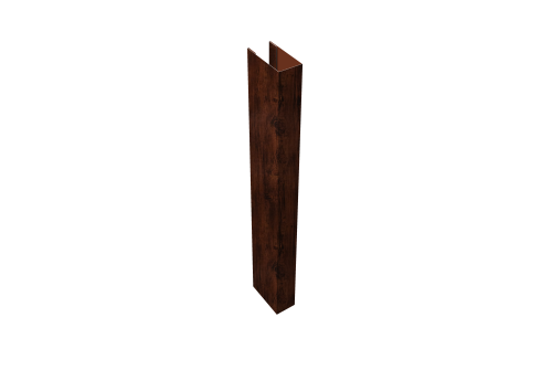 Стойка для забора жалюзи Texas (для калиток и ворот) Grand Line 0,45 Print Elite Cherry Wood TwinColor (1,8м)