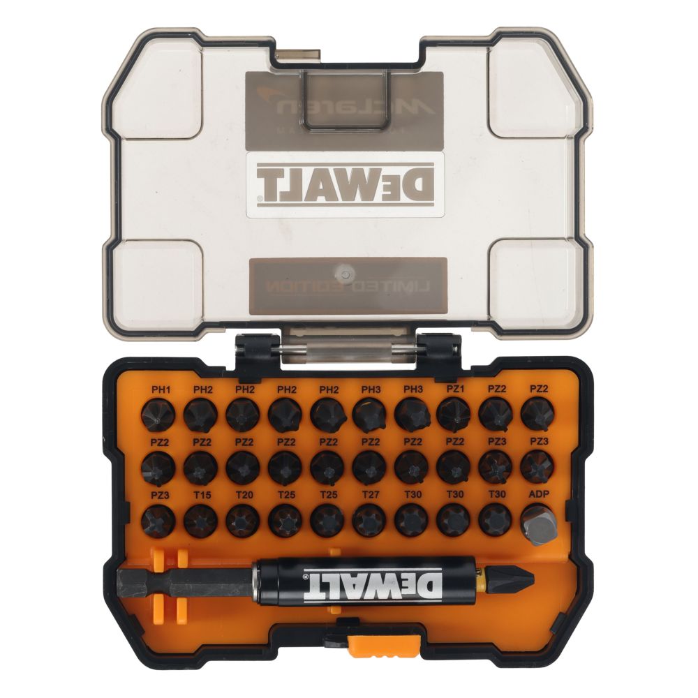 Набор бит 25 мм DEWALT McLaren Limited Edition DT70900T (32 шт)
