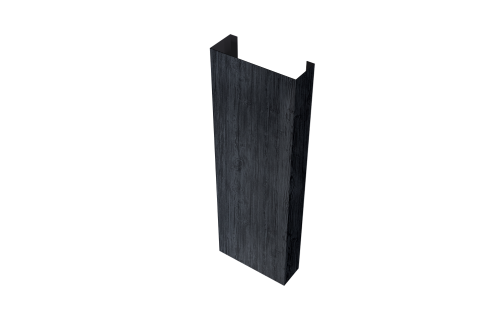 Полустолб для С20 0,45 Print Premium с пленкой Grey Wood TwinColor (L2,0)