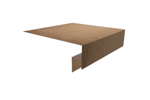 Планка околооконная сложная Блок-Хаус new 200х50х27 Grand Line 0,45 Print Elite Honey Wood TwinColor (3м)