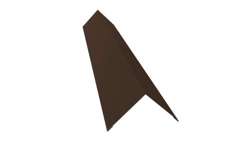Угол внешний 110x110 Grand Line 0,5 Atlas X с пленкой RAL 8017 шоколад (3м)