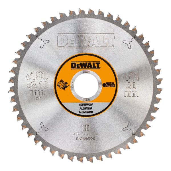Диск пильный DeWalt Extreme по алюминию 190х30 48TCG