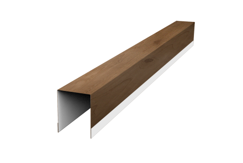 Планка опорная составная внутренняя для забора жалюзи Palermo Grand Line 0,45 Print Premium Pine Wood Fresh (3м)
