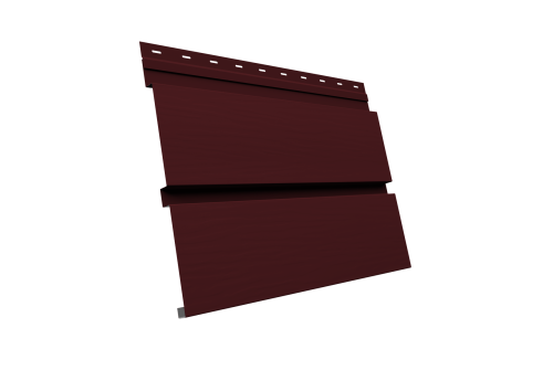 Квадро Брус 3D Grand Line 0,45 Drap TR с пленкой RAL 3005 красное вино