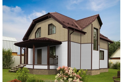 Сайдинг Архитектурный планкен Grand Line Tundra ясень (3,0м)