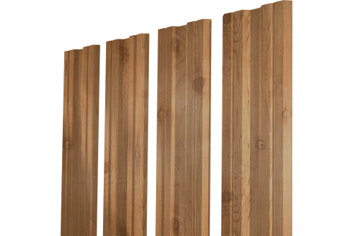 Штакетник Twin XL с прямым резом Grand Line 0,45 Print Premium Pine Wood Fresh