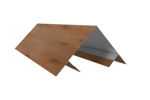 Планка угла внешнего составная верхняя 0,45 Print Premium Pine Wood Fresh (2м)