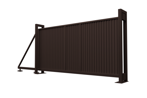 Ворота откатные Estet 2,0х4,5 RAL RR32