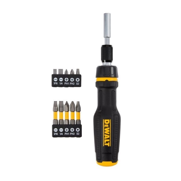 Отвертка телескопическая DeWalt MaxFit + 10 бит