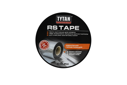 Лента битумная для кровли Tytan Professional RS TAPE 15смх10м коричневый (57659)