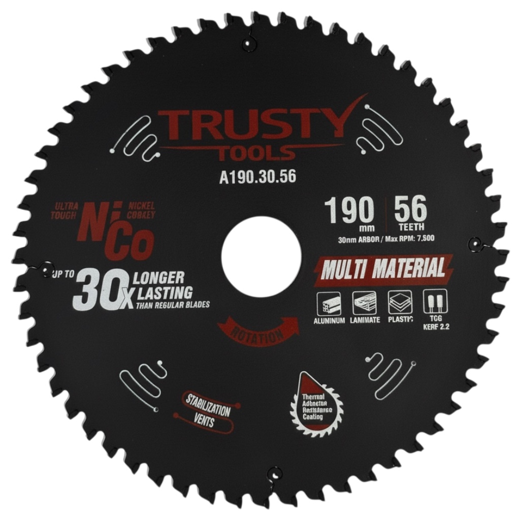 Диск пильный Trusty-Tools Multi Material 190х30 56T