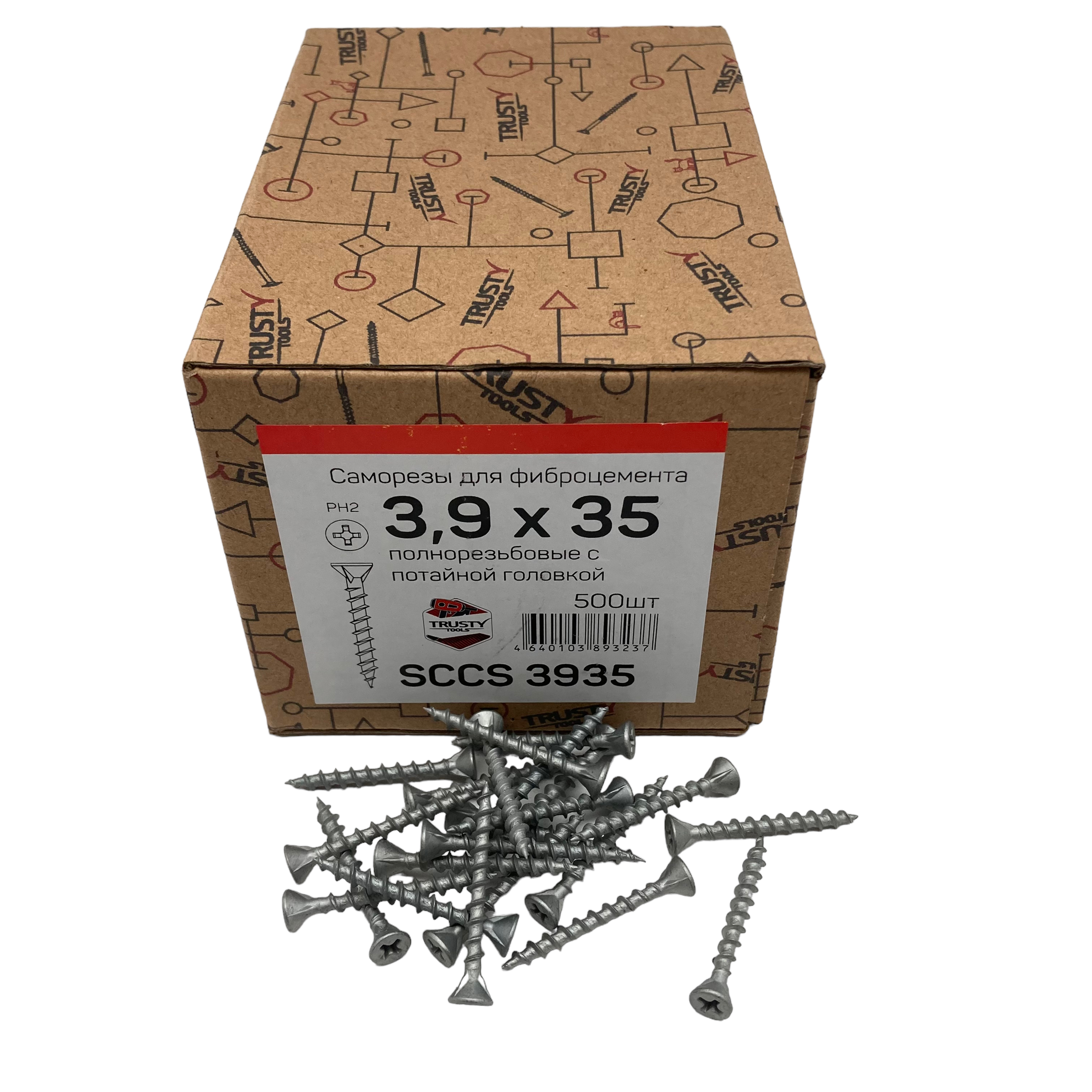 Саморезы для ЦСП SCCS 3,9х35 (500 шт)