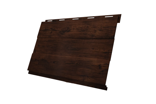 Софит металлический Вертикаль 0,2 prof Grand Line 0,45 Print Elite с пленкой Cherry Wood TwinColor