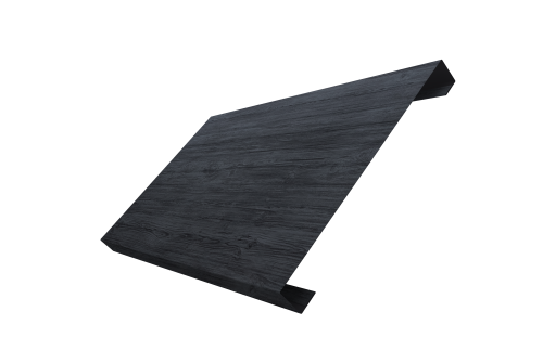 Ламель лицевая 200 забора жалюзи Texas Grand Line 0,45 Print Premium Grey Wood TwinColor