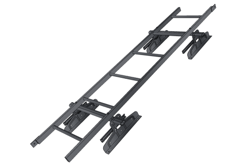 Лестница кровельная для фальца RAL 7024 (1,92м)