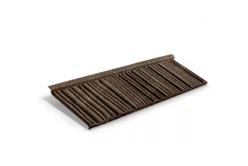 Лист композитной черепицы Metrotile WoodShake айрон-барк