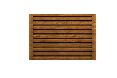 Ламель забора жалюзи Milan Slim Grand Line 0,45 Print-double Elite Golden Wood