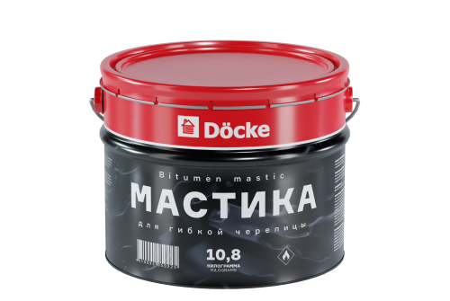 Мастика Döcke для гибкой черепицы 10л (10,8кг)
