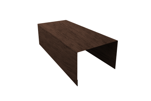 Крышка для забора из сайдинга ЭкоБрус Grand Line 0,45 Print-double Premium Antique Wood (3м)