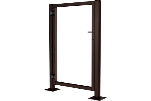Калитка Жалюзи Puma Lock 2,0х1 RAL 8017 без заполнения тип А