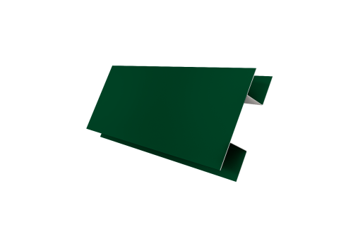 Планка H-образная Экобрус 0,45 Drap TR RAL 6005 зеленый мох (3м)