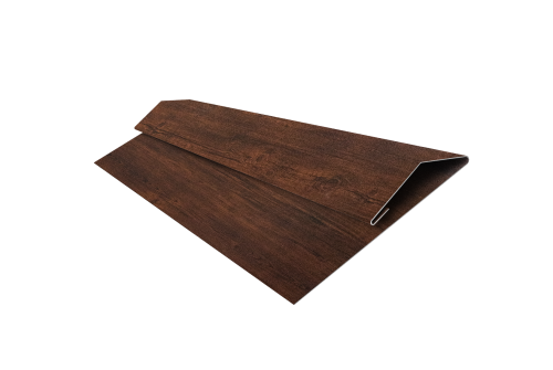 Планка стартово-финишная Экобрус Grand Line 0,45 Print-Double Premium Cherry Wood Dark F (3м)
