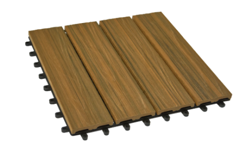 Паркет садовый CM Garden Modern 300х300мм patina teak (патина тик) (11шт/уп)