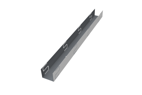 Крепежный вкладыш универсальный для забора жалюзи Milan Slim Grand Line 0,5 Satin RAL 7024 (2м)