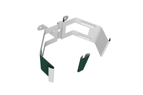 Крепление трубы для гофры на дерево Vortex Lite Matt RAL 6005 зеленый мох